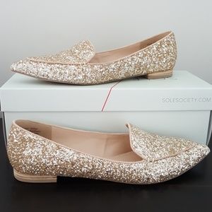 Sole Society Cammila Glitter Flats